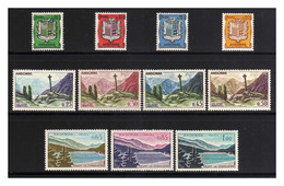 1961 - Andorra Francesa - Sc.. 143-153 - MNH - AN-057 - 01 - Unused Stamps