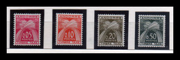 1961 - Andorra Francesa - Sc.. J 42 - J 45 - MNH - AN-064 - Ungebraucht