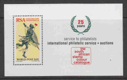 South Africa 1975 World Post Day / The South African Stamp Colour Catalogue M/s ** Mnh (20923A) - Blocks & Sheetlets