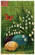 Pâques 232 Papillon Muguet - Pascua