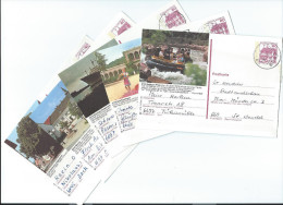 ALLEMAGNE 15 Entiers Postaux Illustrés - Cartes Postales Illustrées - Oblitérées