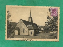 Cerisiers (89-Yonne) église Romane Du XIIe S. 2 Scans 30/12/1936 - Cerisiers