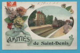 CPA Chemin De Fer Train - Amitiés De SAINT-DENIS 93 - Saint Denis