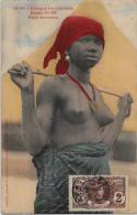 CPA Afrique Noire Colonies Françaises Nu Féminin Femme Nue Circulé Fortier - Senegal