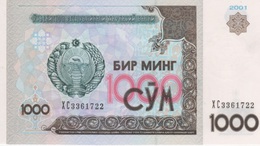 (B0197) UZBEKISTAN, 2001. 1000 Sum. P-82. UNC - Ouzbékistan