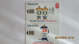 2 TELECARTES  FRANCE TELECOM - Telecom