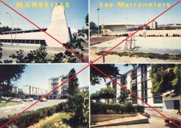 LES MARRONNIERS MARSEILLE BOUCHES DU RHONE QUARTIER SAINT TRONC ENSEMBLE D´IMMEUBLE LE STADE MULTIVUE EDITEUR LA CIGOGNE - Timone, Baille, Pont De Vivaux