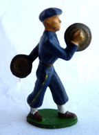 SOLDAT FIGURINE FIG STARLUX 30 CYMBALLES CHASSEUR ALPIN 1955 (2) - Starlux