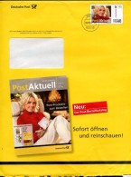 BUND EAI B15/02 Umschlag Werbung POST AKTUELL 2008 Kat. 4,00 € - Briefomslagen - Gebruikt