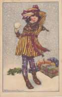 BOMPARD S.  /  ILLUSTRATORE  _ Piccola Con Palla Di Neve - Bompard, S.