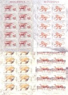 2016. Dissapear Animals, 4 Sheetlets, Mint/** - Préhistoriques