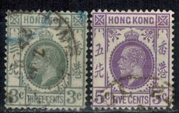 HONGKONG 1931 - MiNr: 128+129   Used - Gebruikt