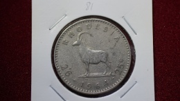 Rhodesia 2-1/2 Shillings = 25 Cents  1964 Km#4 (inv 00081) - Rhodesië