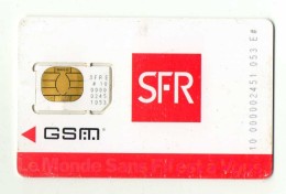 CARTE GSM/ SIM  SFR - Per Cellulari (telefonini/schede SIM)