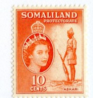 3300 W -theczar- 1953  Sc.129**  Offers Welcome! - Somaliland (Herrschaft ...-1959)