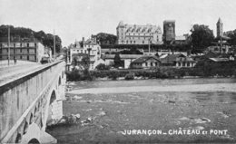 - 64 - JURANCON (P.-A). - CHATEAU ET PONT. - - Jurancon