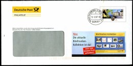BUND EA F197 Umschlag SAARLAND Briefmarken-Kollektion 2007 - Briefomslagen - Gebruikt