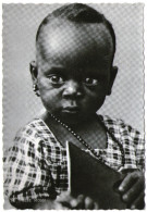 CPSM BURKINA FASO  HAUTE VOLTA       BEBE MOSSI          PETITE FILLE AVEC COLLIER - Burkina Faso