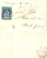 NN Steifband  Winterthur - Zürich            1862 - Briefe U. Dokumente