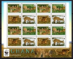 (WWF-503) W.W.F. Ghana Bohor Reedbuck MNH Sheetlet With 04 Sets 2012 - Ongebruikt