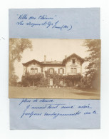 Var - 83 -les Lecques  Saint St Cyr Sur Mer  Carte Photo + Courrier " Villa Des Chènes " - Les Lecques