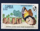 GAMBIE PAPILLONS Euryphene Gambiae (ancient Stone Rings Near Georgetown)  * * . Neuf Sans Charniere MNH. - Papillons