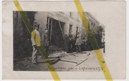 BELGIQUE FLANDRE LICHTERVELDE CARTE PHOTO ALLEMANDE MILITARIA 1914/1918 WW1 WK1 - Lichtervelde