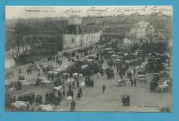 CPA - Métier Maquignons Marché Aux Bestiaux La Foire CHAROLLES 71 - Charolles