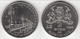 **** 2 EURO DE BORDEAUX - 2 AU 22 MARS 1998 - LE PONT DE PIERRE - PRECURSEUR EURO **** EN ACHAT IMMEDIAT !!! - Euros Of The Cities