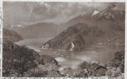 FÜRIGEN → Hotel-Kurhaus Fürigen Mit Blick Auf Stansstad Anno 1919 - Stans