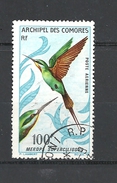 COMORES  1967 Airmail - Birds  Merops Superciliosus  USED - Used Stamps