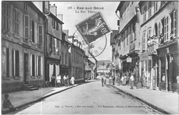 Carte Postale Ancienne  De BAR SUR SEINE-Rue Thiers - Bar-sur-Seine