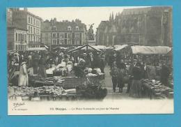 CPA 113 - Métier Marchands Ambulants Le Marché Place Nationale DIEPPE 76 - Dieppe