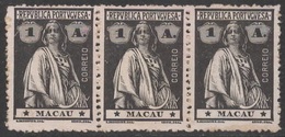 Macao Macau – 1913 Ceres Type 1 Avo - Neufs