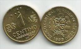 Peru 1 Centimo 1993. High Grade - Pérou