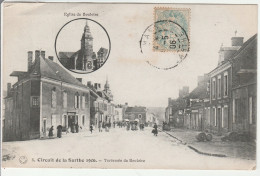 Bouloire - Traversée Et église 1906 - Bouloire