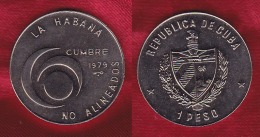 1 Peso 1979 - Nonaligned Nations Conference - Kuba