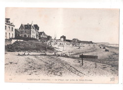 CPA 50 50 - AL - SAINT-PAIR - LA PLAGE VUE PRISE DE SAINT NICOLAS  Used  With Stamp - Saint Pair Sur Mer