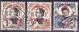 2016-0679 Canton Yvert 50, 51, 57 Oblitéré O - Used Stamps