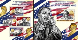 Togo 2014, Martin Luther King, 4val In BF +BF - Martin Luther King