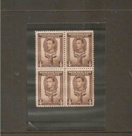 SOMALILAND 1938 4a SG 97 UNMOUNTED/ MOUNTED MINT BLOCK OF 4 Cat £24 - Somaliland (Protettorato ...-1959)