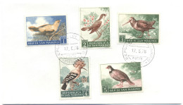 SAN MARINO - 1960 - Serietta - Fauna Avicola - Busta Non Viaggiata - Storia Postale