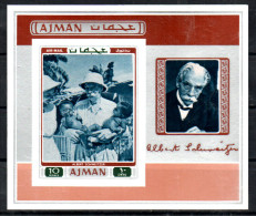 AJMAN     BF  * *  NON DENTELE  Albert Schweitzer - Albert Schweitzer