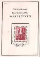 Saar - Mi-Nr 400 Ersttagskarte / First Day Card (C589) - FDC