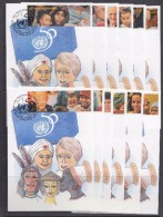 United Nations Vienna 1995 50Y Uno 12 Maxicards (33235) - Maximumkarten