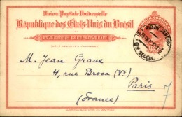 BRÉSIL - Entier Postal De Rio Pour La France En 1912 - A Voir - L 5032 - Postal Stationery