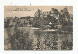 Cp , 49 , DURTAL , Vue Générale Sur Le LOIR Et Le Château , Voyagée 1927 - Durtal