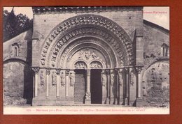 1 Cpa MORLAAS - Portique De L'Église (monument Historique Du XI Siècle) - Morlaas