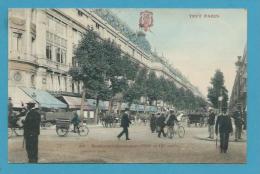 CPA 294 TOUT PARIS Edition FLEURY - Boulevard Haussmann (VIIIè Et IXème) - Arrondissement: 09