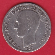 Grèce - 1 Drachme 1873 Argent - TB - Griechenland